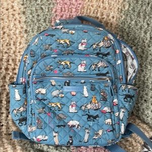 Vera Bradley Cat’s Meow Mini Backpack RARE!!